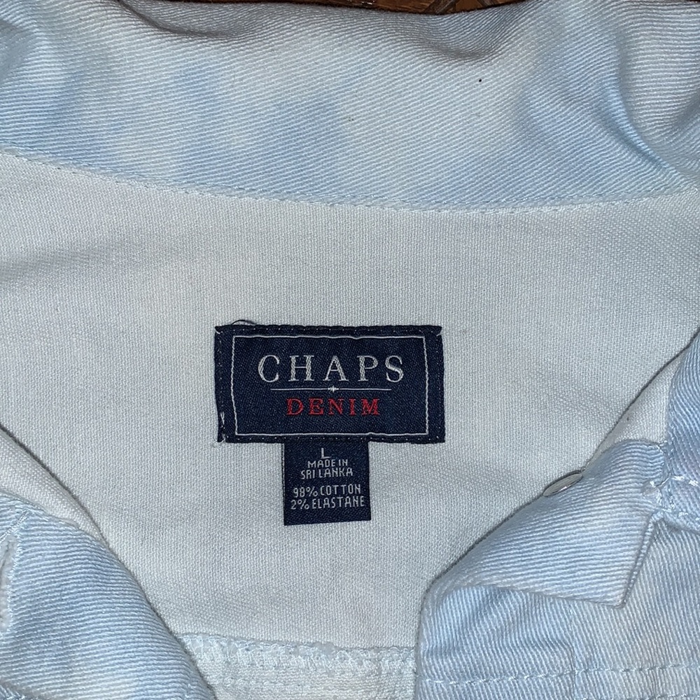 Chaps Whitewashed Denim Jacket - image 2
